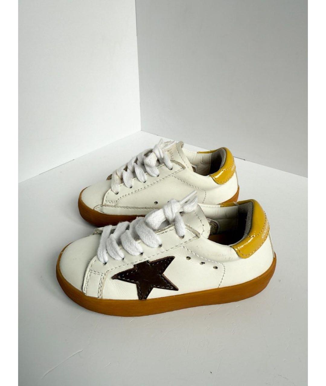 GOLDEN GOOSE DELUXE BRAND Белые кожаные кеды, фото 5