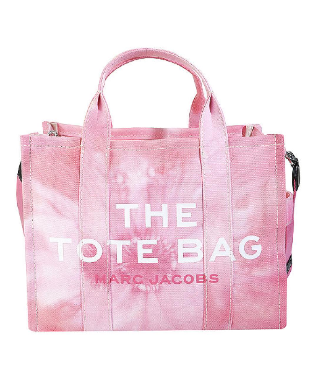 MARC JACOBS Розовая хлопковая сумка тоут, фото 1