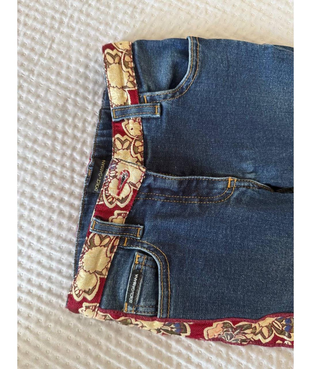 DOLCE & GABBANA KIDS Темно-синие детские джинсы, фото 4