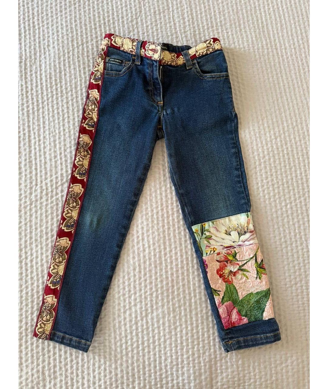 DOLCE & GABBANA KIDS Темно-синие детские джинсы, фото 7