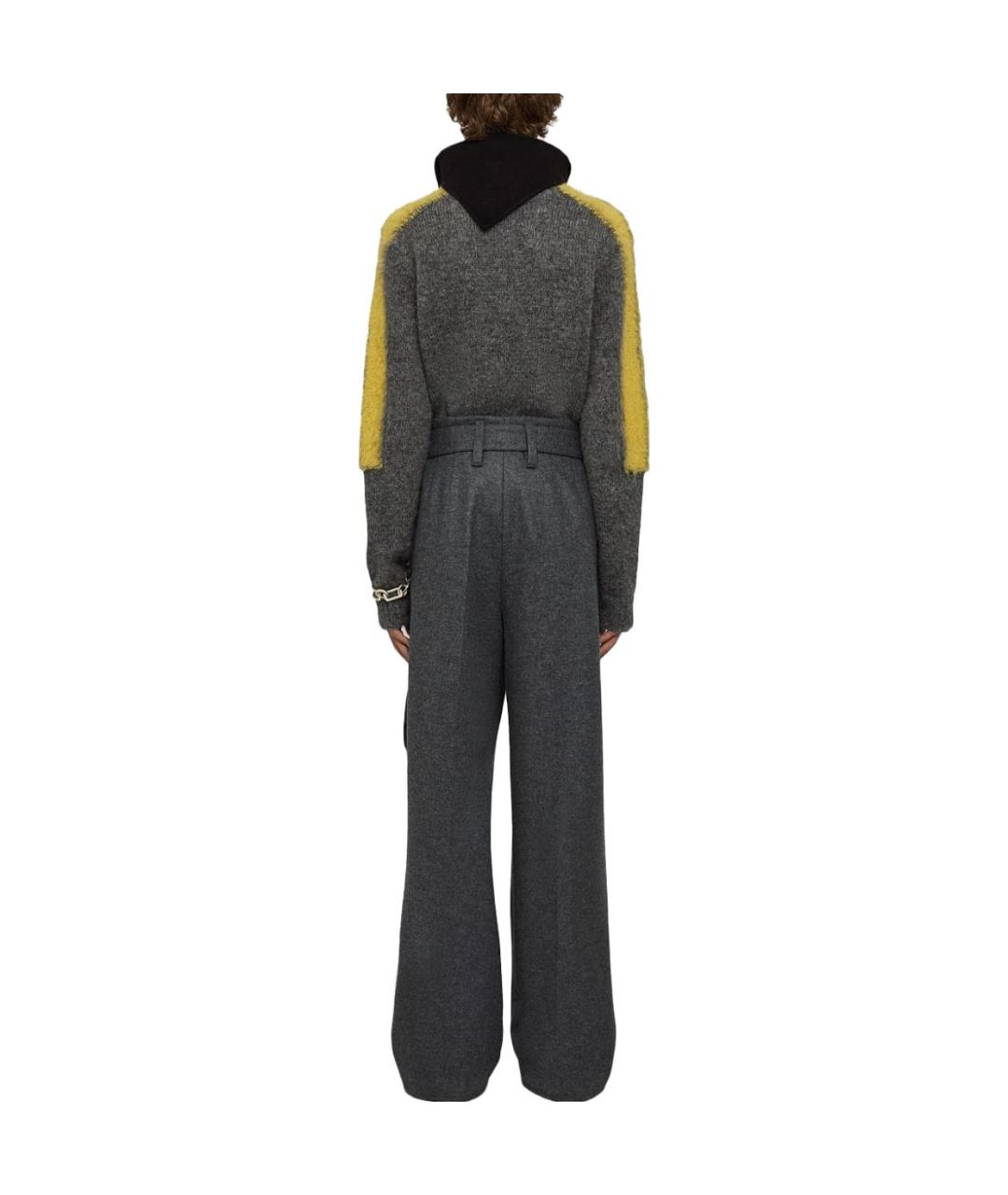 JIL SANDER Серый джемпер / свитер, фото 3