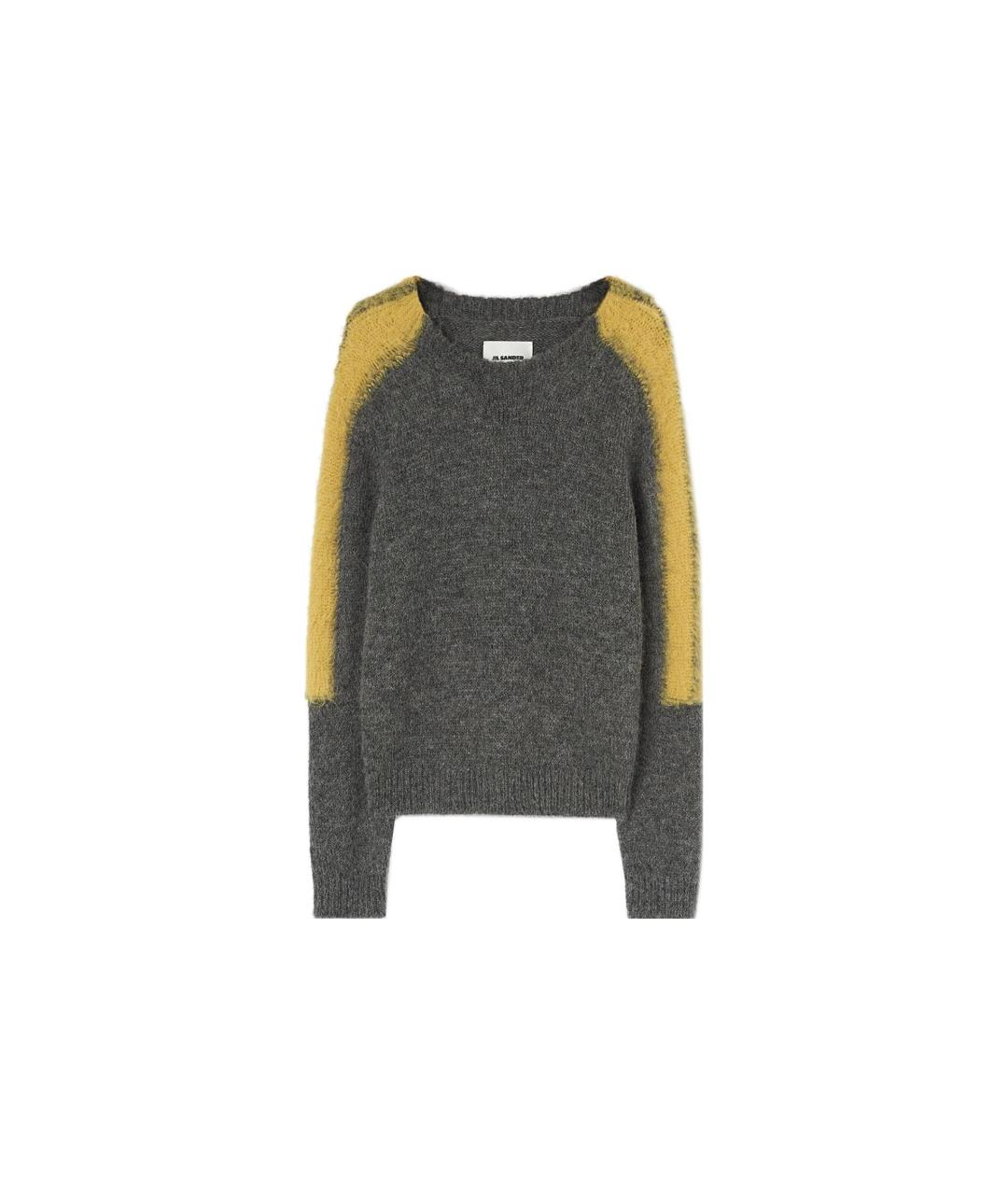 JIL SANDER Серый джемпер / свитер, фото 1