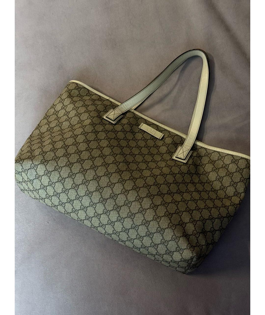 GUCCI Бежевая сумка тоут, фото 3
