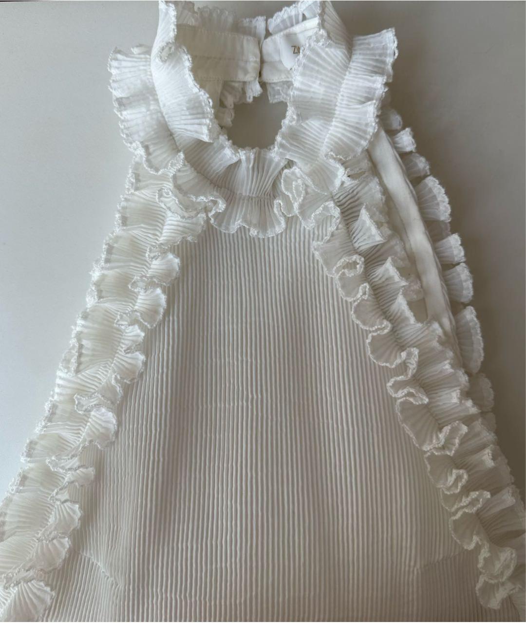 ZIMMERMANN Белое полиэстеровое коктейльное платье, фото 4