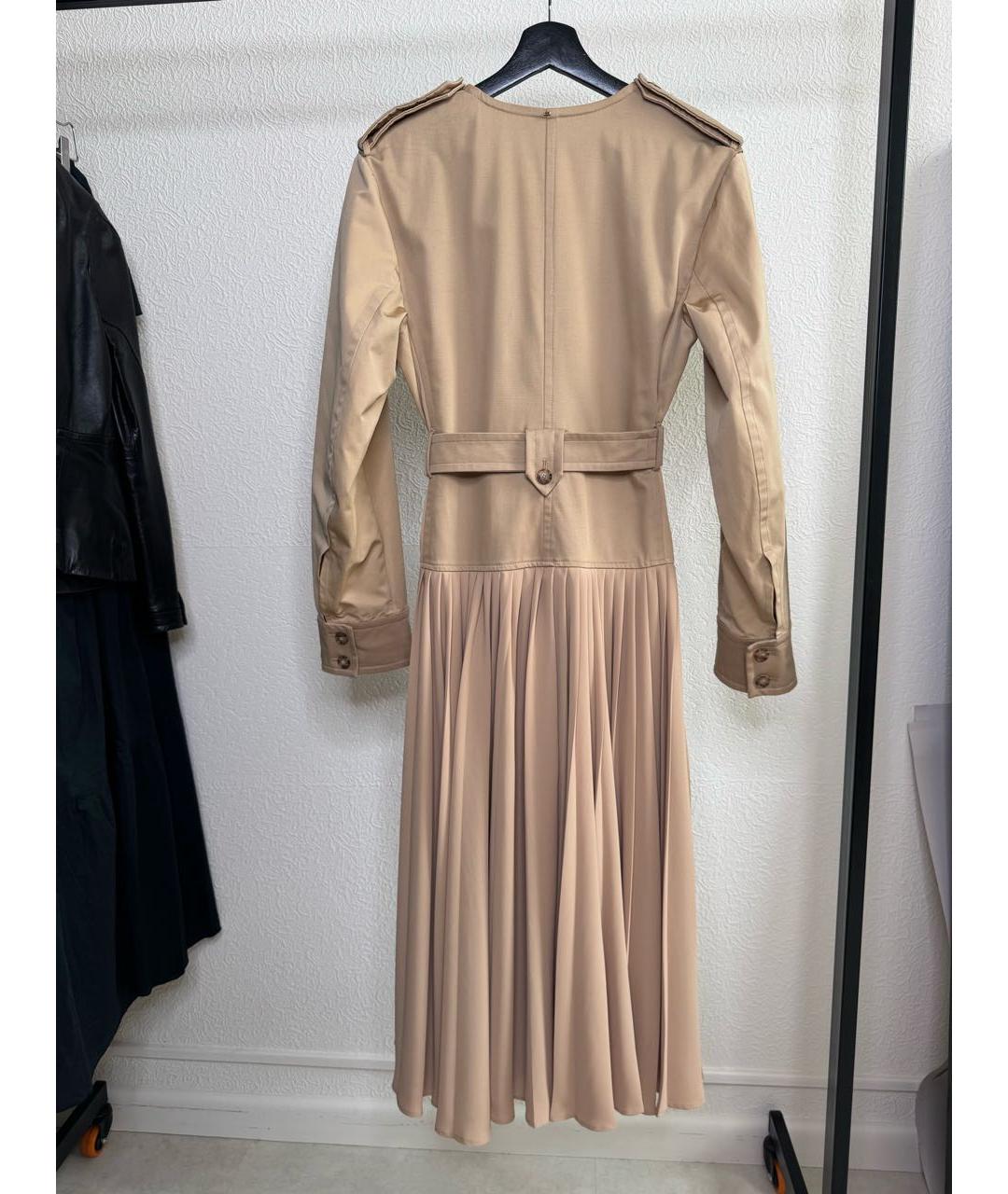 SPORTMAX Бежевое платье, фото 2