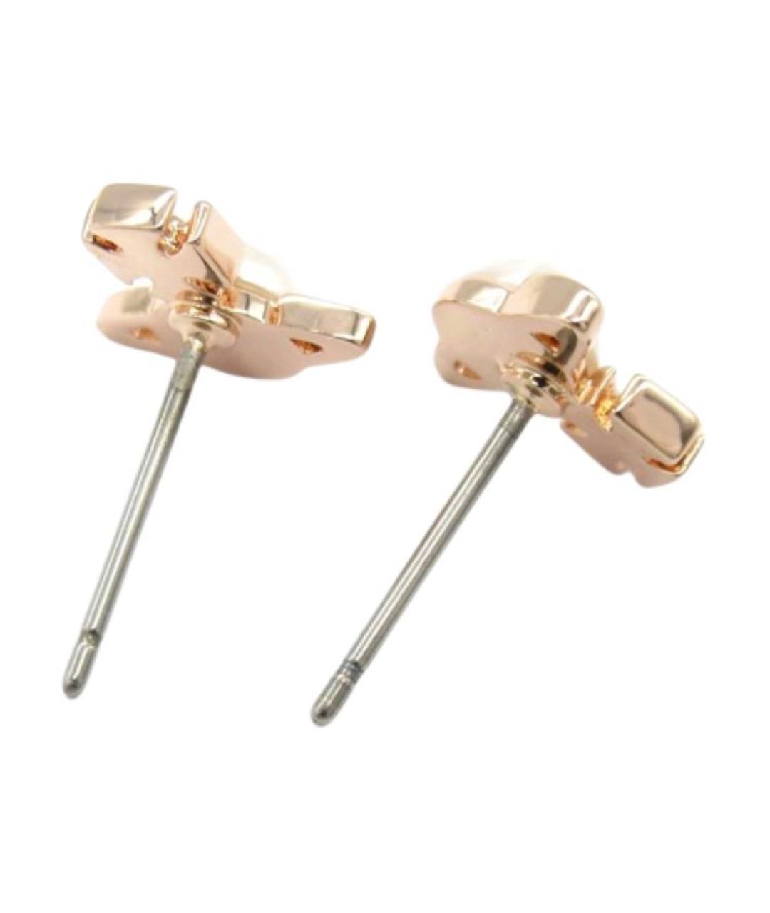 VIVIENNE WESTWOOD Золотые металлические серьги, фото 3