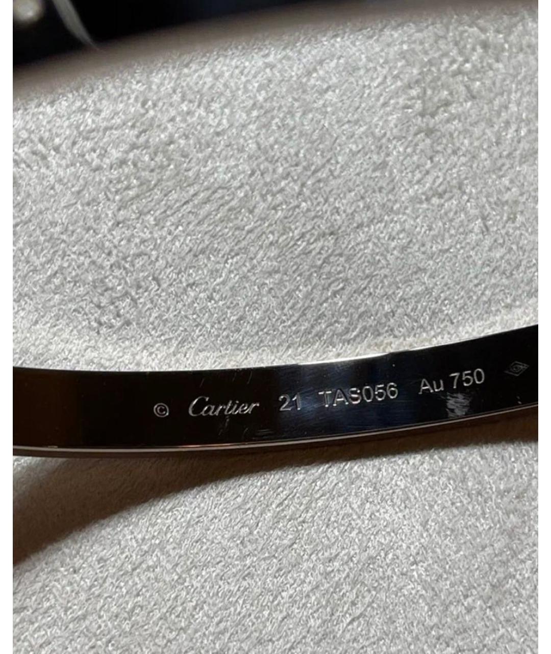 CARTIER Браслет из белого золота, фото 6