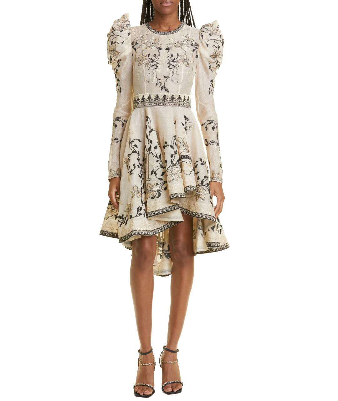 ZIMMERMANN Бежевое коктейльное платье, фото 6