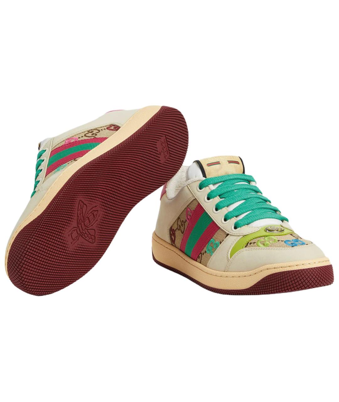 GUCCI Белые кроссовки, фото 6