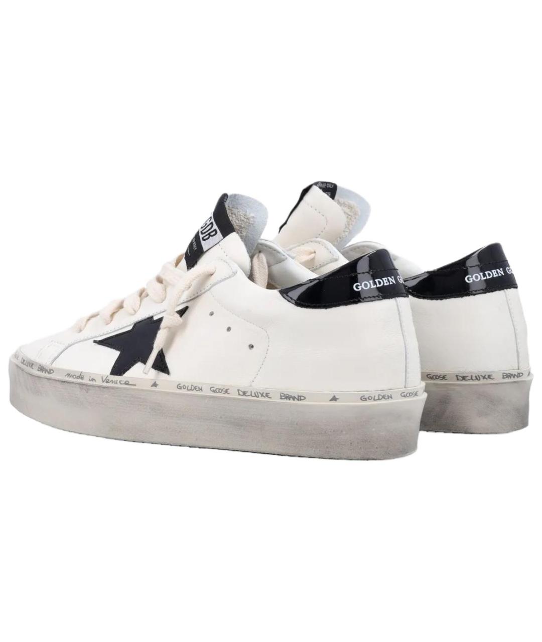GOLDEN GOOSE DELUXE BRAND Белые кожаные кроссовки, фото 5