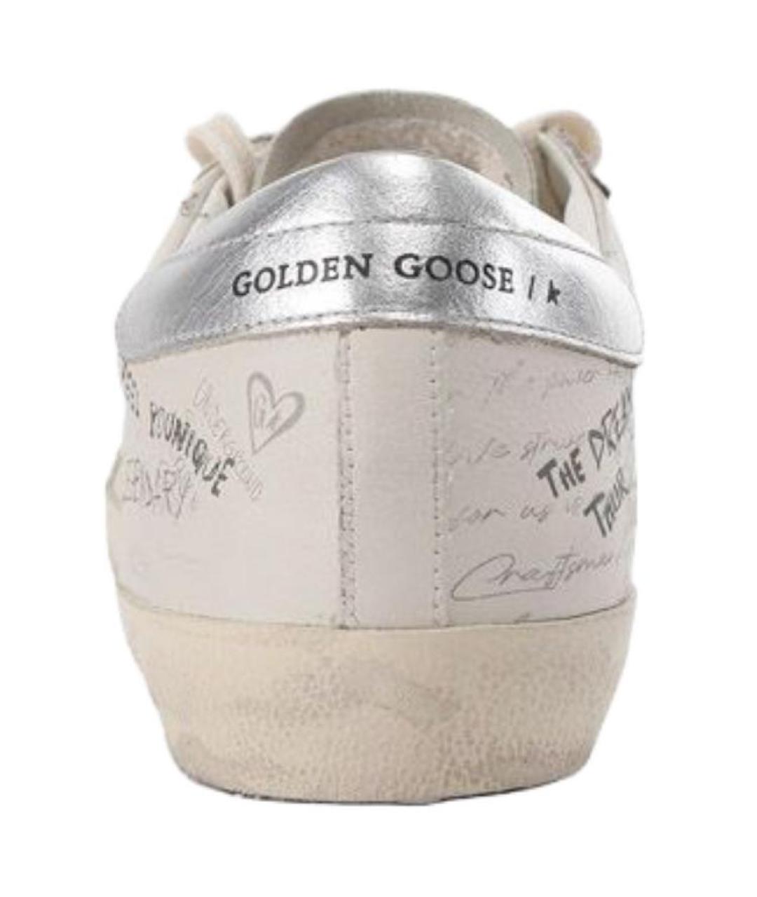 GOLDEN GOOSE DELUXE BRAND Бежевые низкие кроссовки / кеды, фото 5