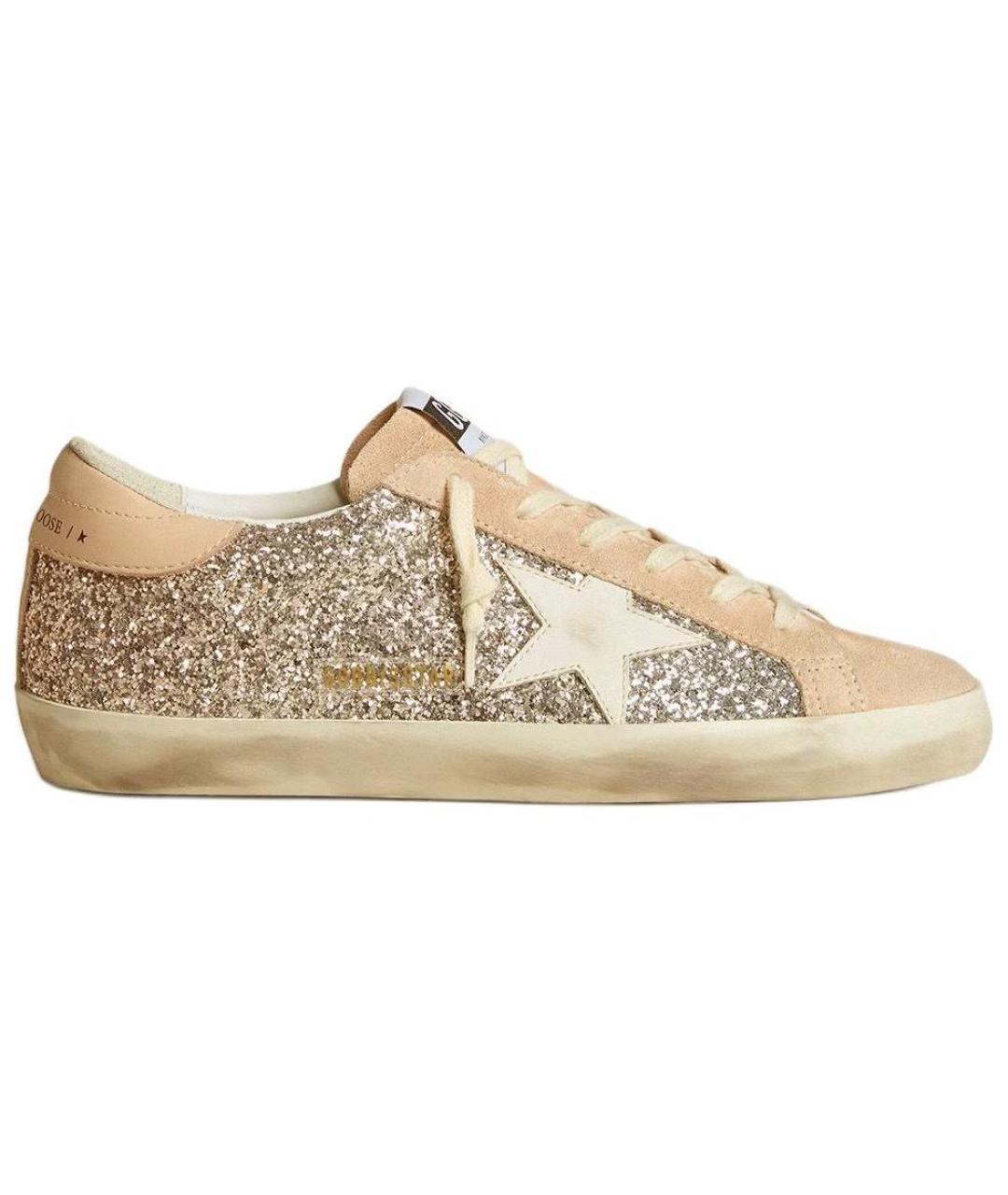 GOLDEN GOOSE DELUXE BRAND Бежевые кеды, фото 1