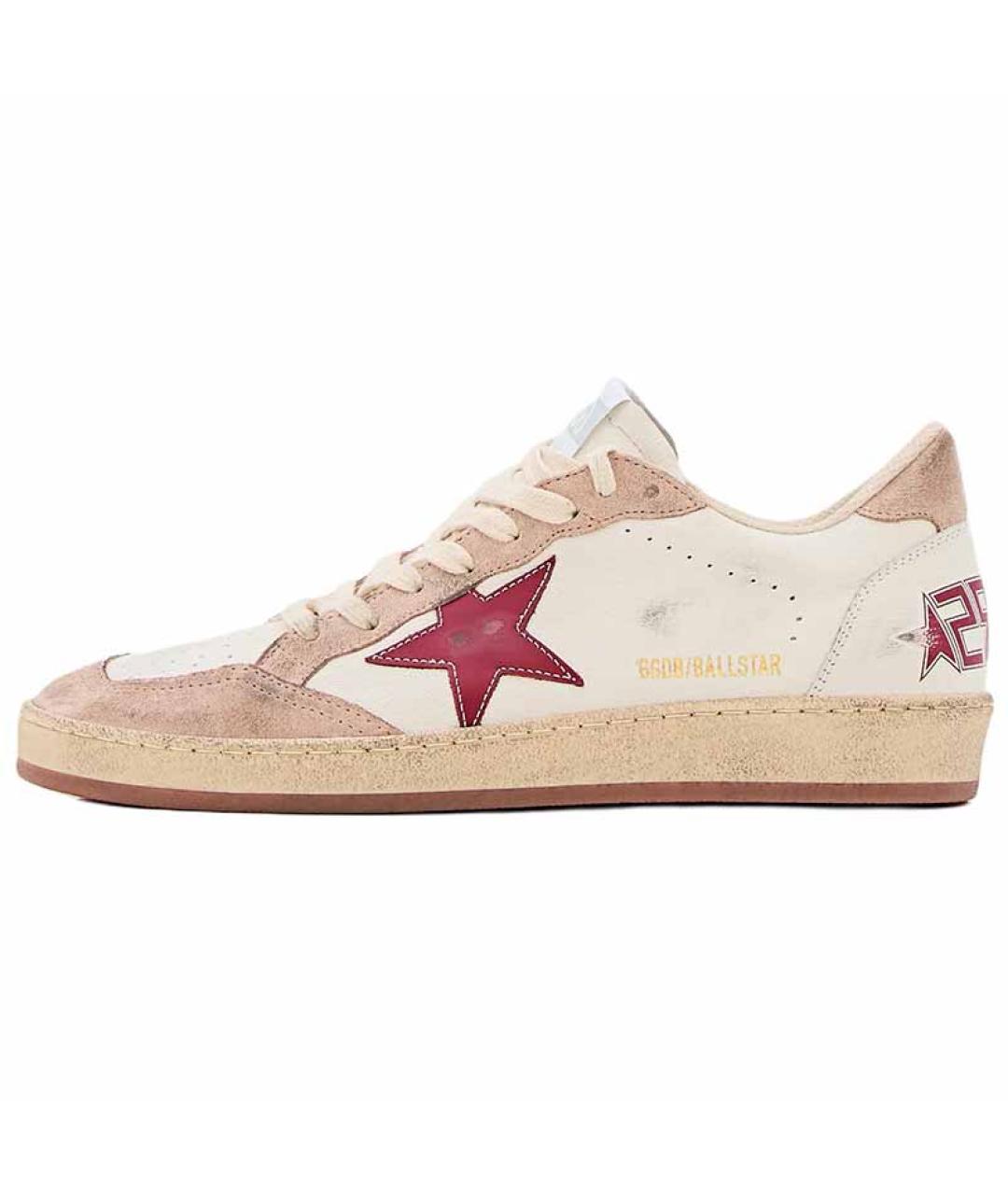 GOLDEN GOOSE DELUXE BRAND Белые кожаные кеды, фото 2