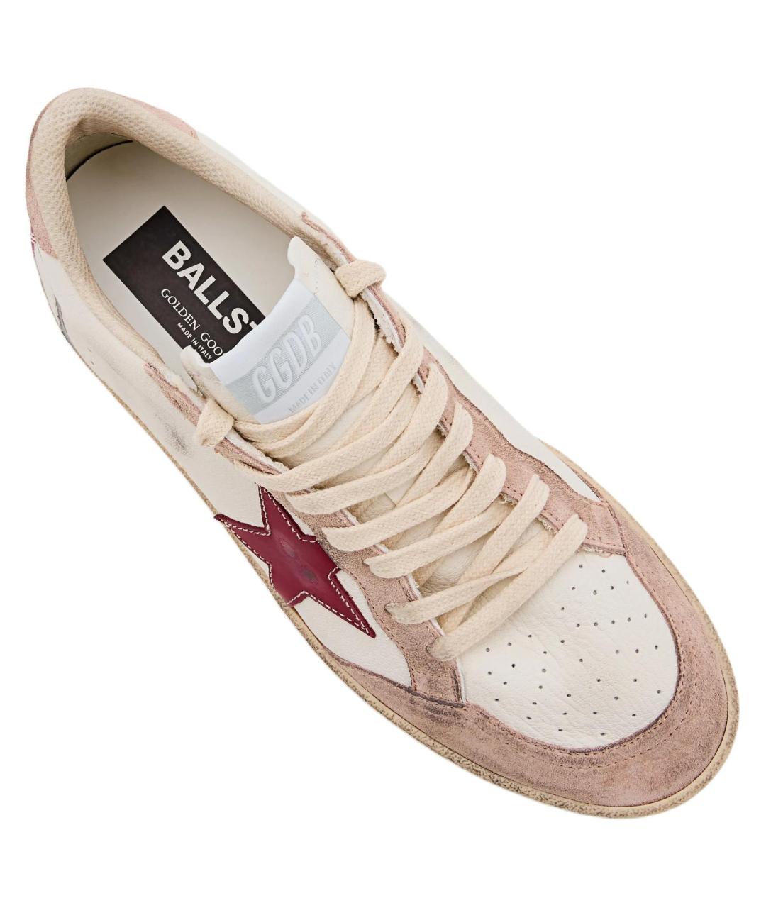 GOLDEN GOOSE DELUXE BRAND Белые кожаные кеды, фото 5