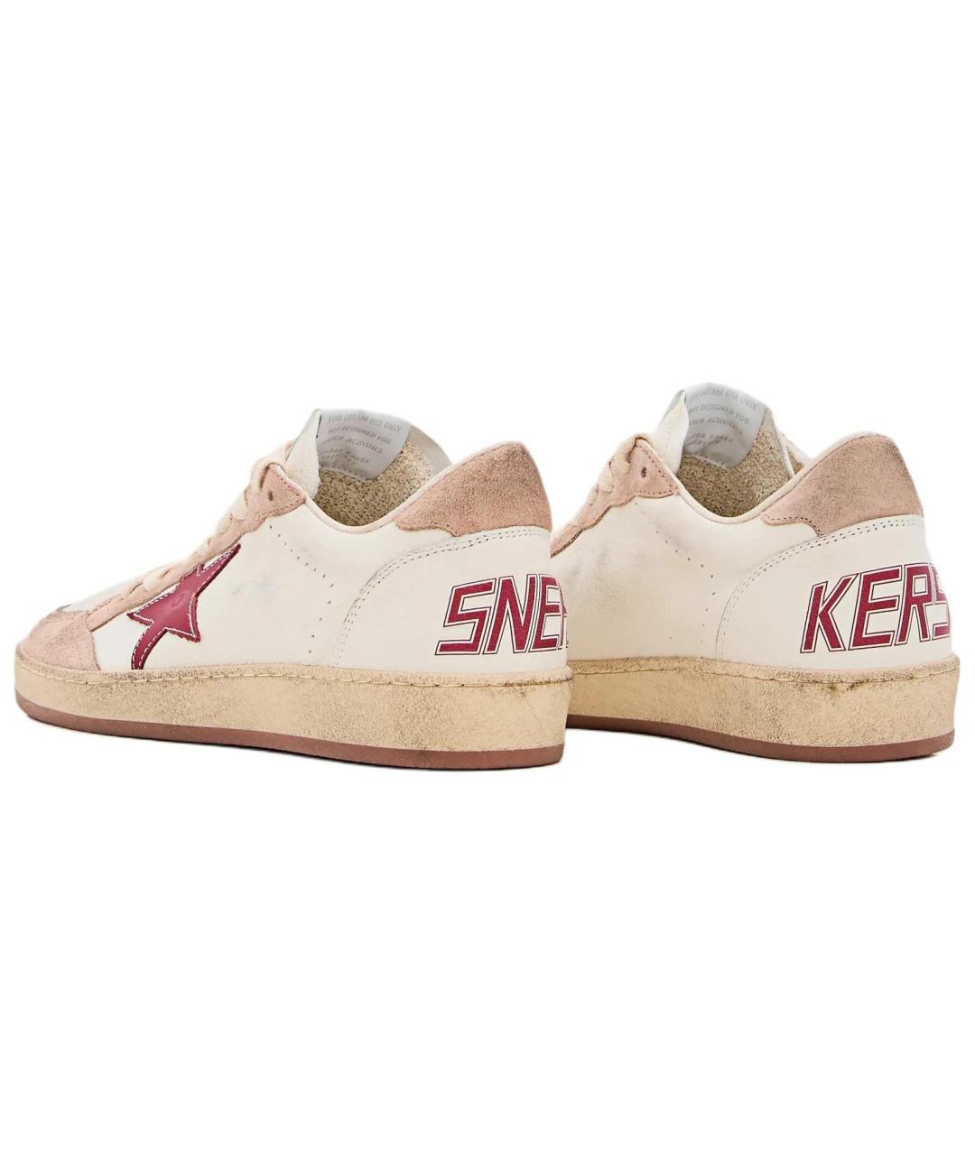 GOLDEN GOOSE DELUXE BRAND Белые кожаные кеды, фото 4