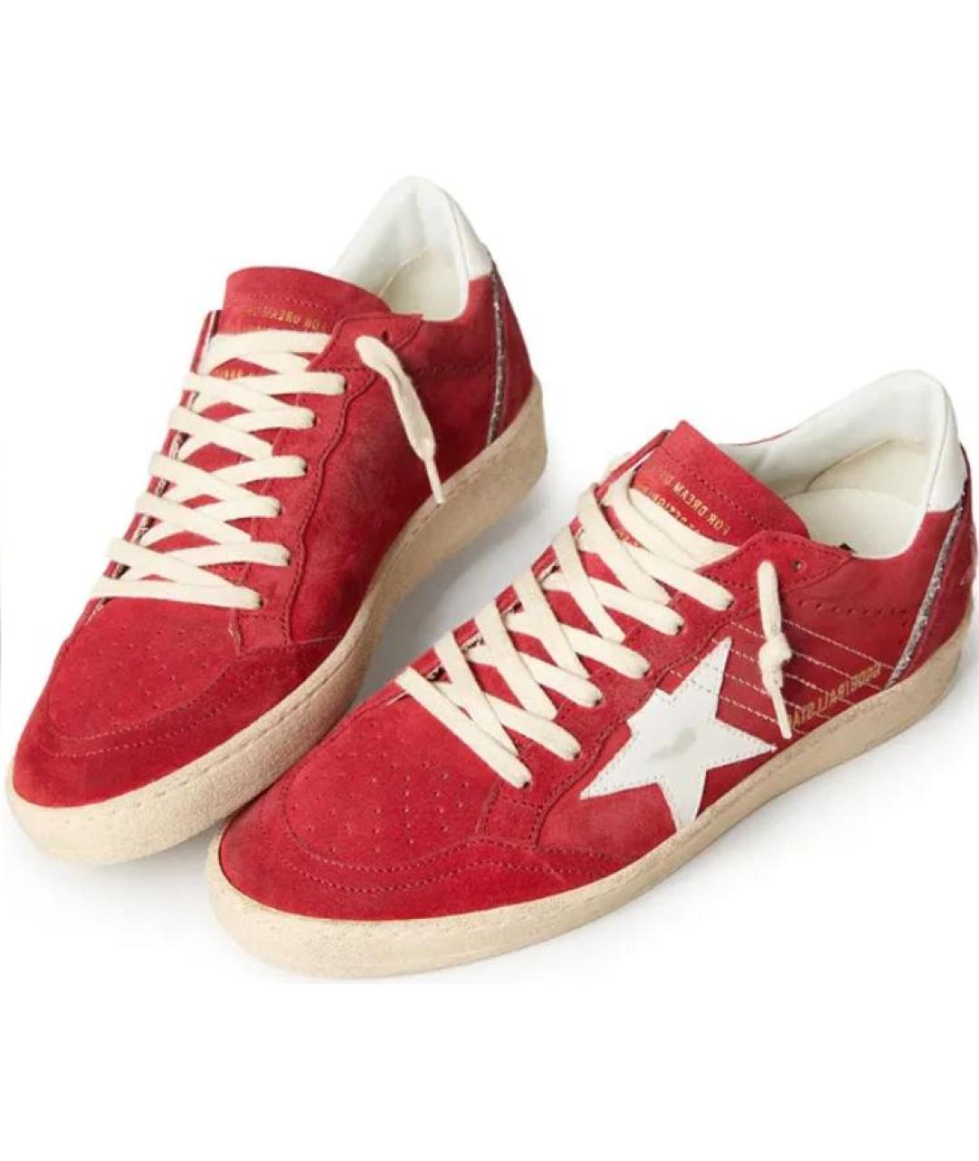 GOLDEN GOOSE DELUXE BRAND Красные кеды, фото 3