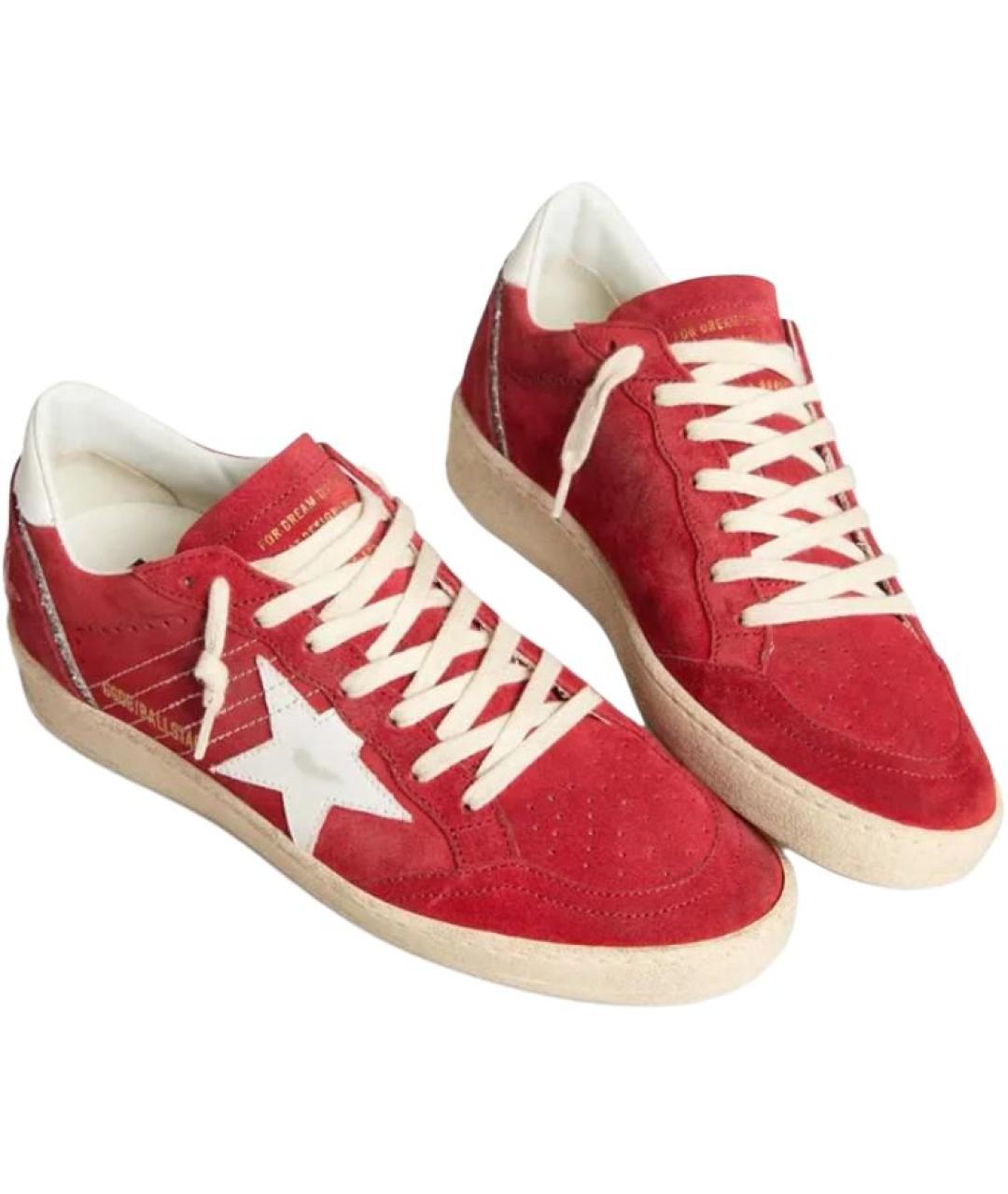 GOLDEN GOOSE DELUXE BRAND Красные кеды, фото 4