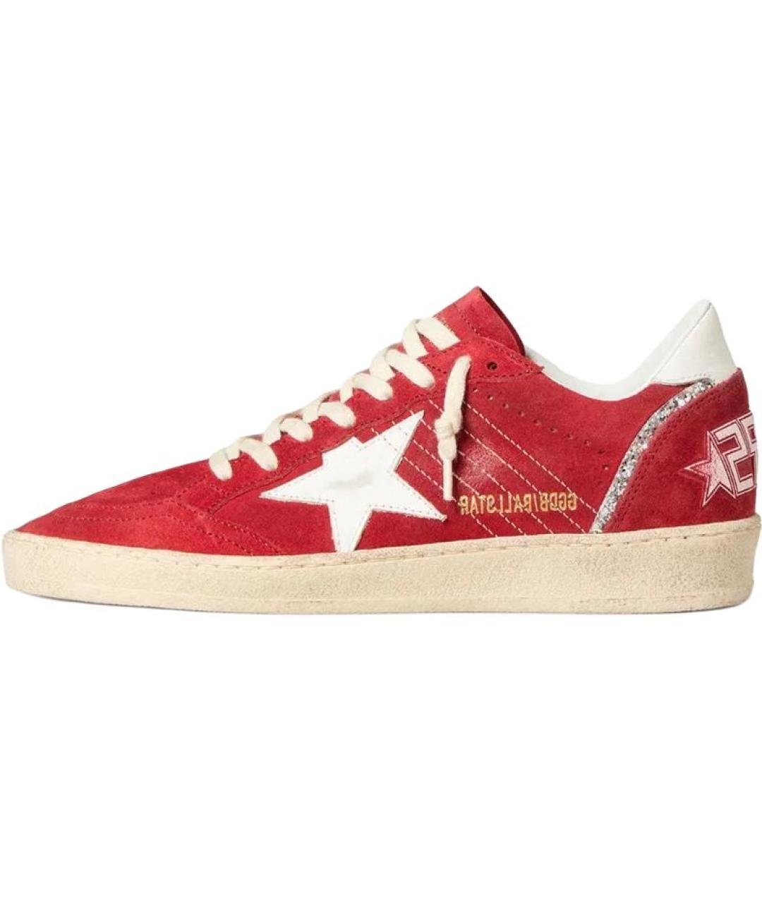 GOLDEN GOOSE DELUXE BRAND Красные кеды, фото 2