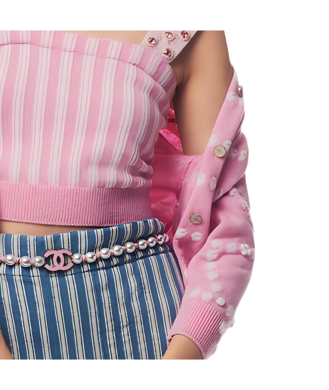 CHANEL Розовый кардиган, фото 3