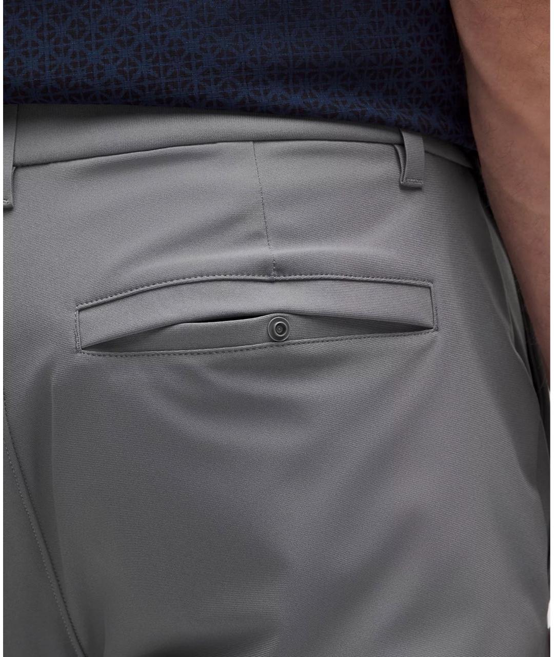 Lululemon Серые хлопко-эластановые брюки чинос, фото 4