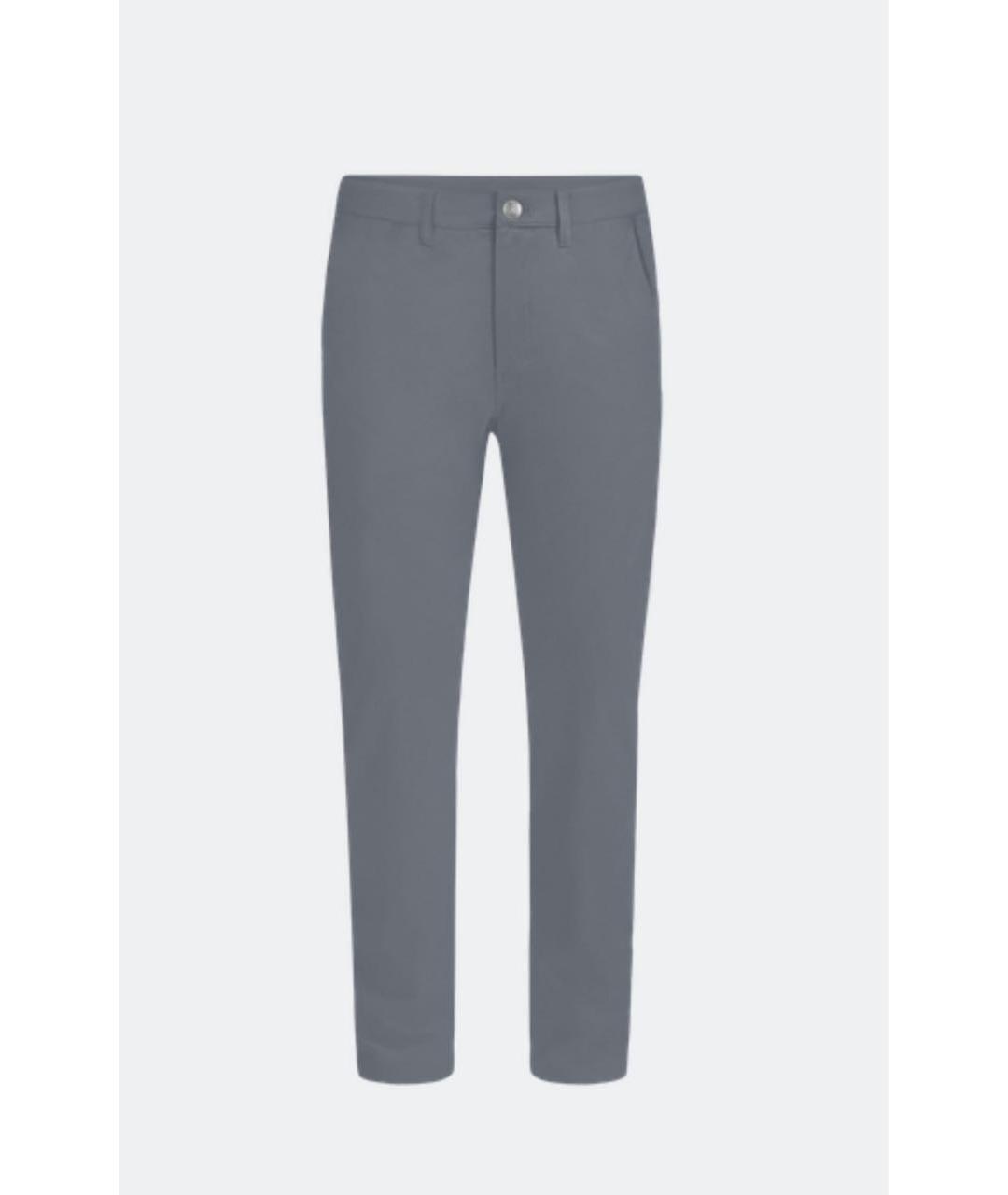 Lululemon Серые хлопко-эластановые брюки чинос, фото 7