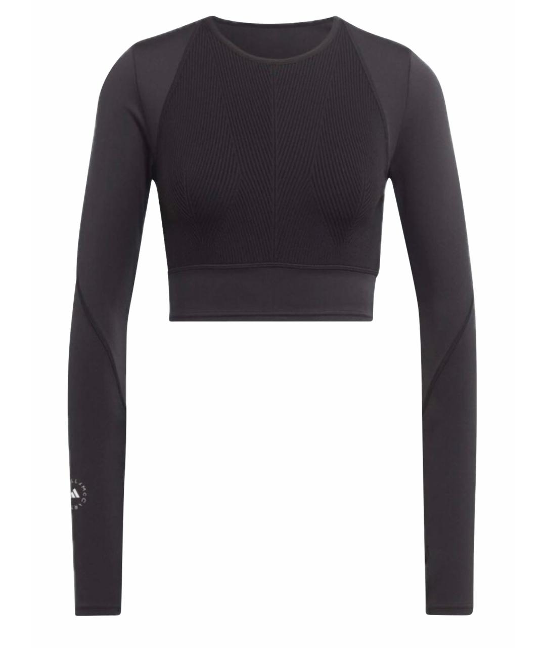 ADIDAS BY STELLA MCCARTNEY Черная полиамидовая спортивная куртка, фото 1