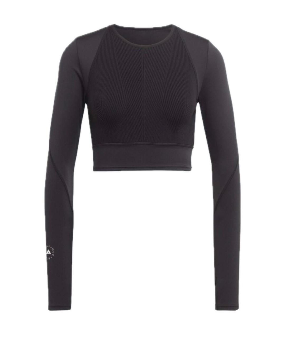 ADIDAS BY STELLA MCCARTNEY Черная полиамидовая спортивная куртка, фото 9