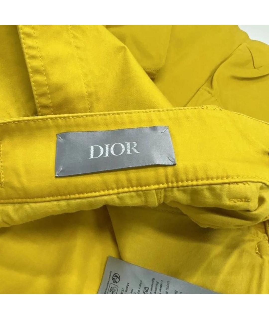 STONE ISLAND Желтые хлопковые шорты, фото 6