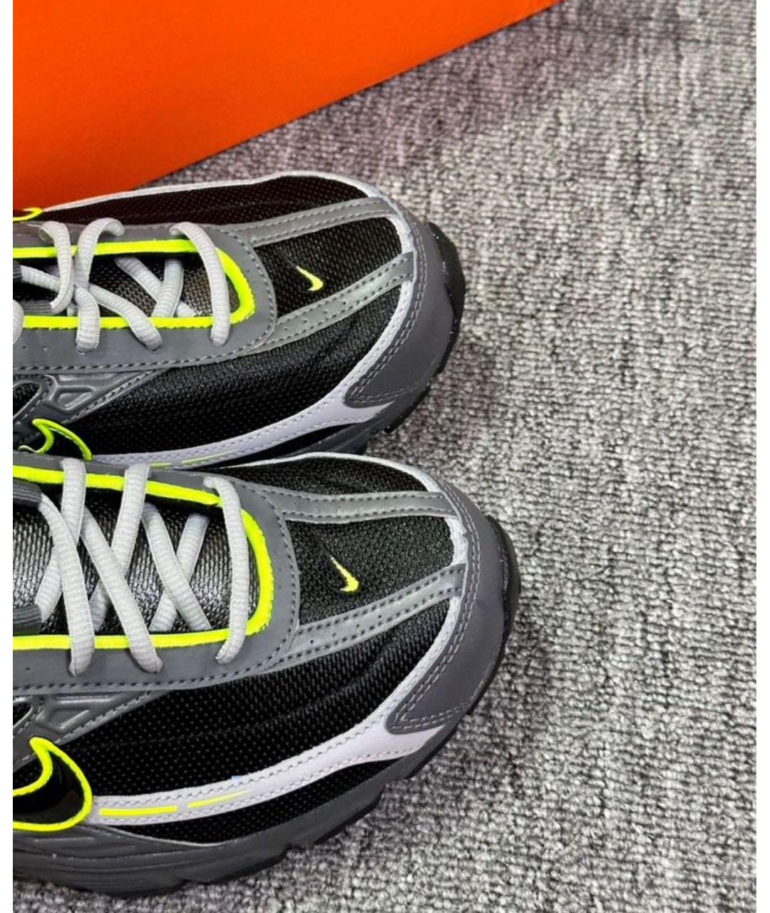 NIKE Антрацитовые низкие кроссовки / кеды, фото 5