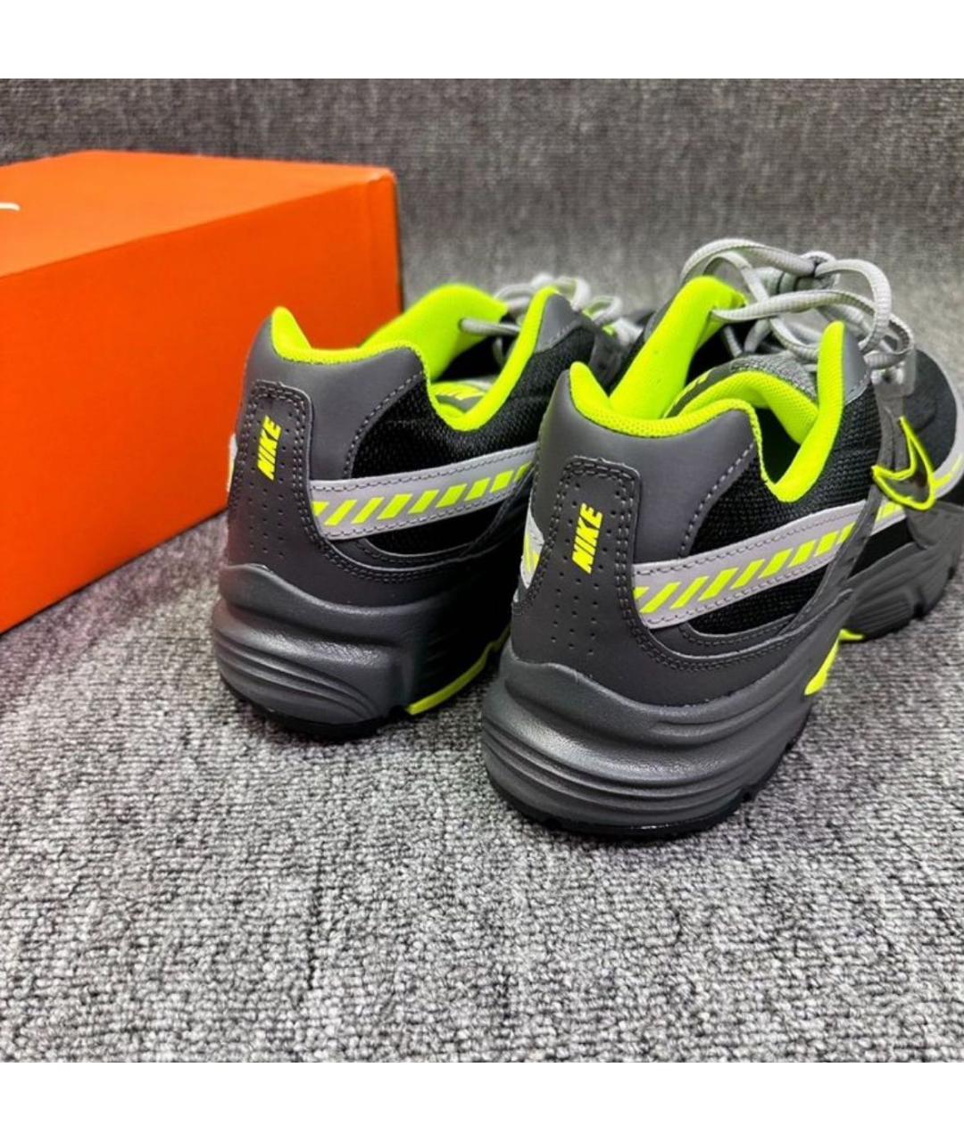 NIKE Антрацитовые низкие кроссовки / кеды, фото 7