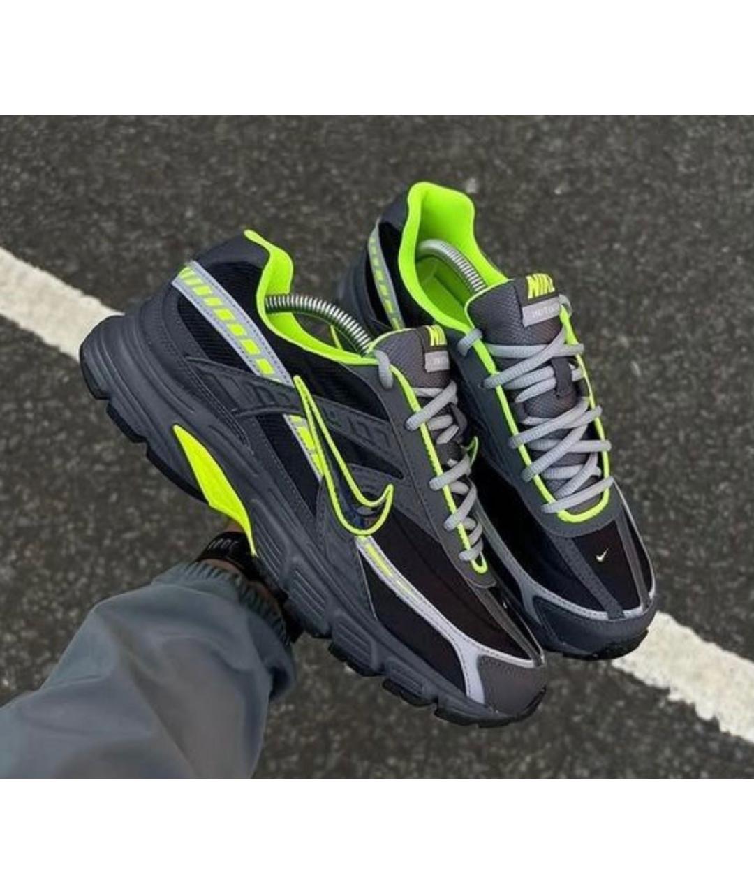 NIKE Антрацитовые низкие кроссовки / кеды, фото 8