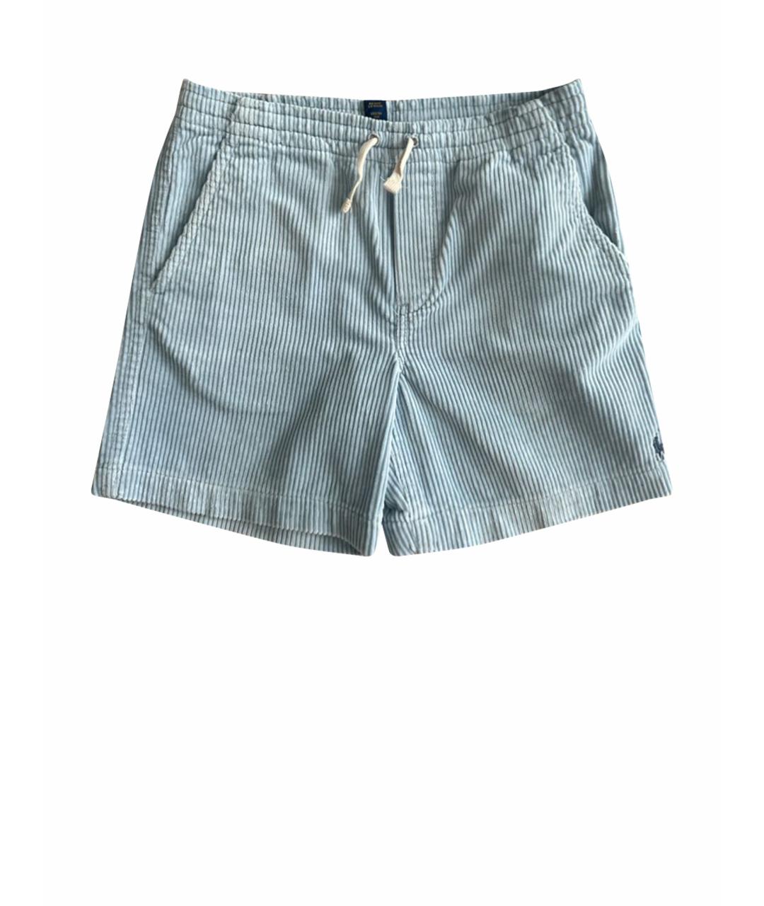 POLO RALPH LAUREN Голубые хлопковые брюки и шорты, фото 1