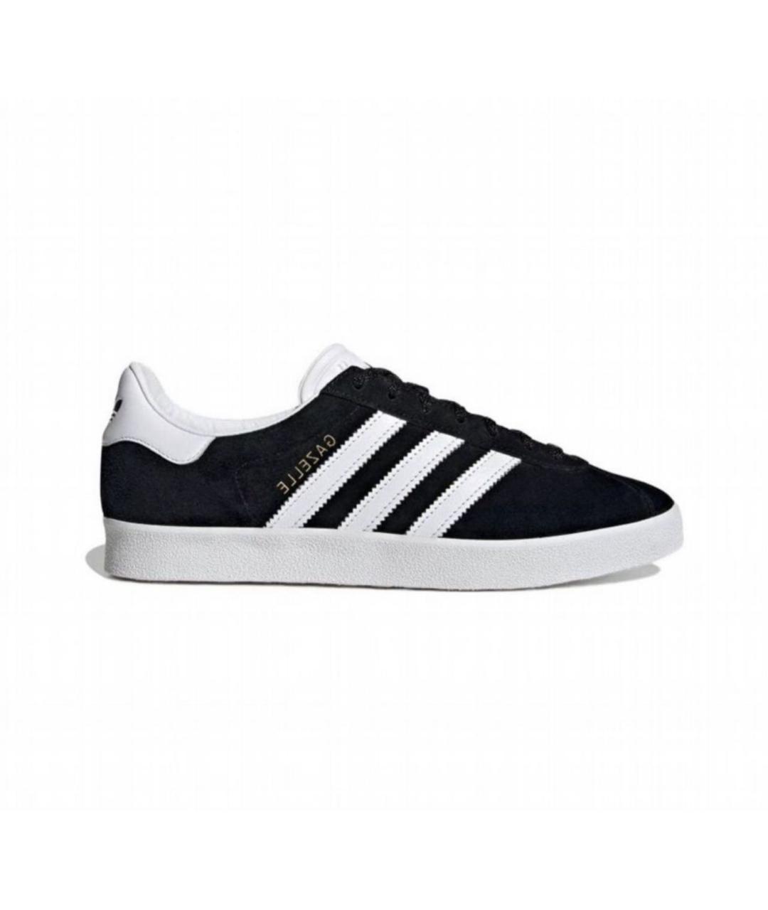 ADIDAS Черные замшевые низкие кроссовки / кеды, фото 1