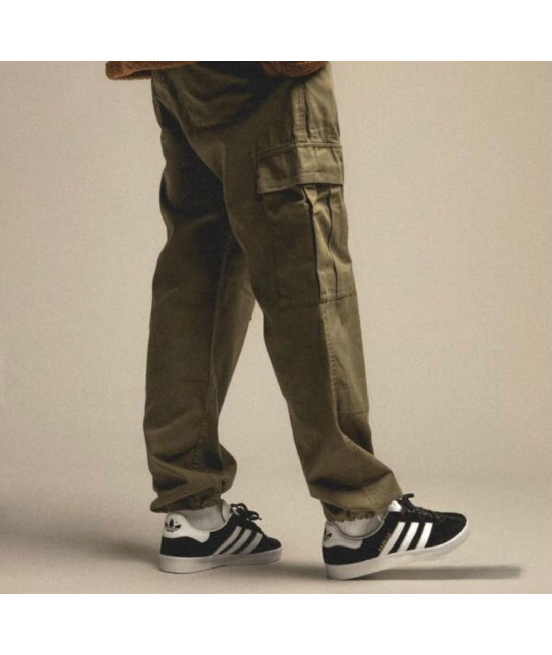ADIDAS Черные замшевые низкие кроссовки / кеды, фото 7