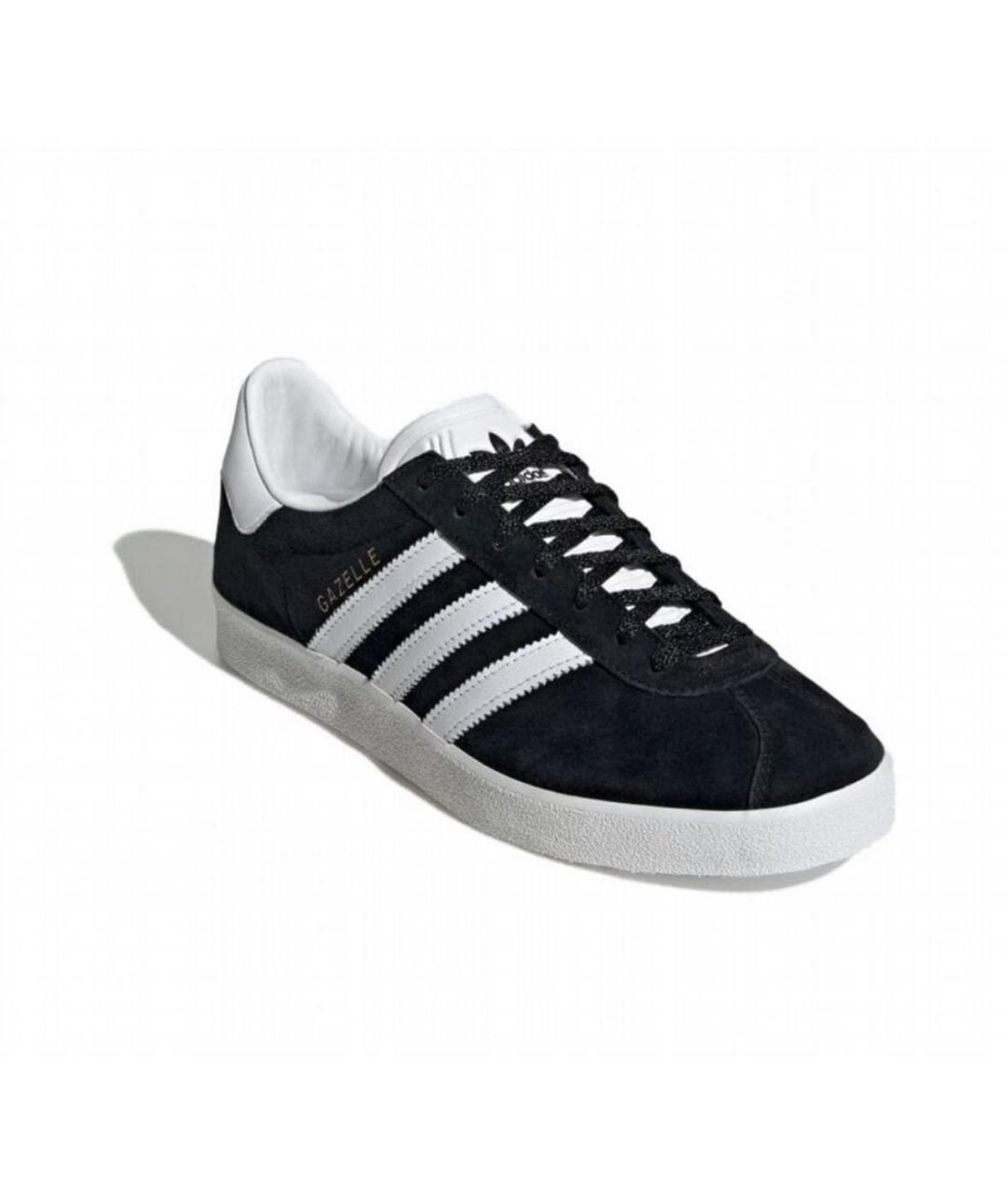 ADIDAS Черные замшевые низкие кроссовки / кеды, фото 2