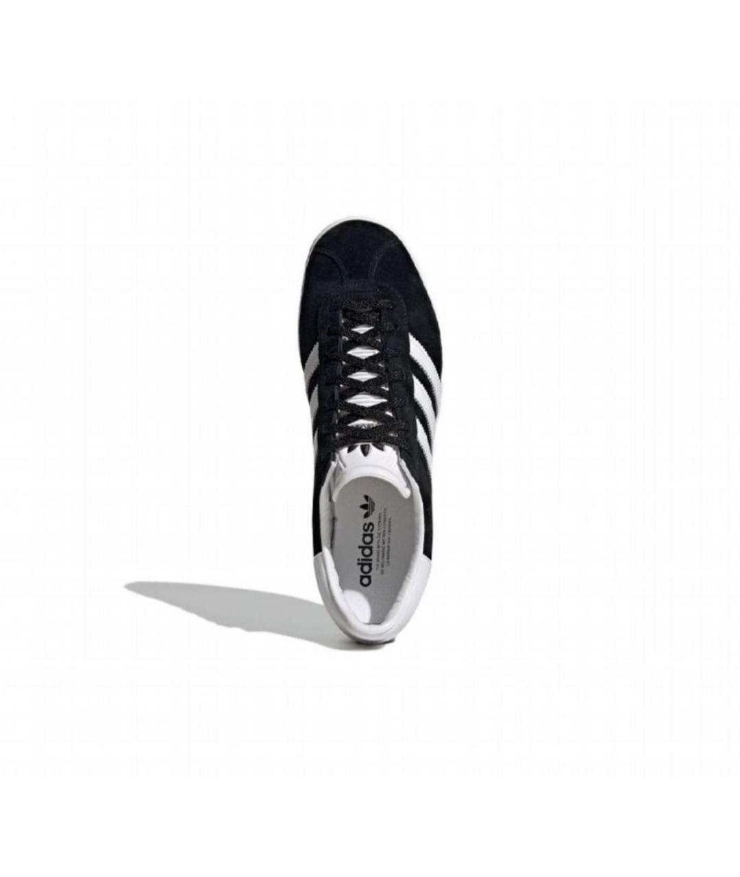 ADIDAS Черные замшевые низкие кроссовки / кеды, фото 3
