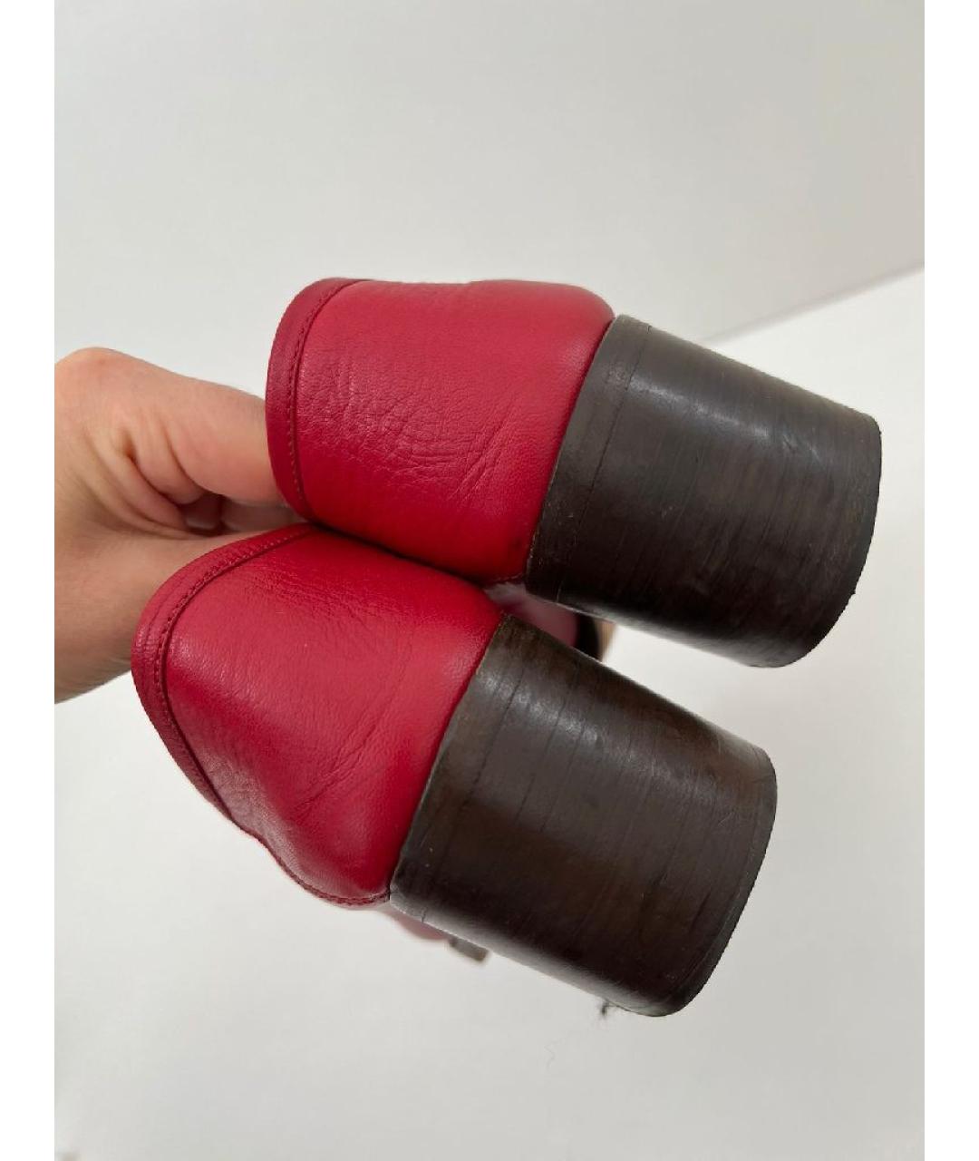 GUCCI Бордовые замшевые лоферы, фото 4