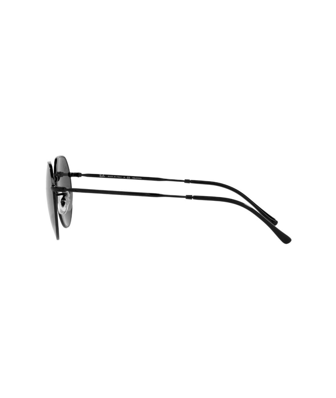 RAY BAN Черные металлические солнцезащитные очки, фото 8