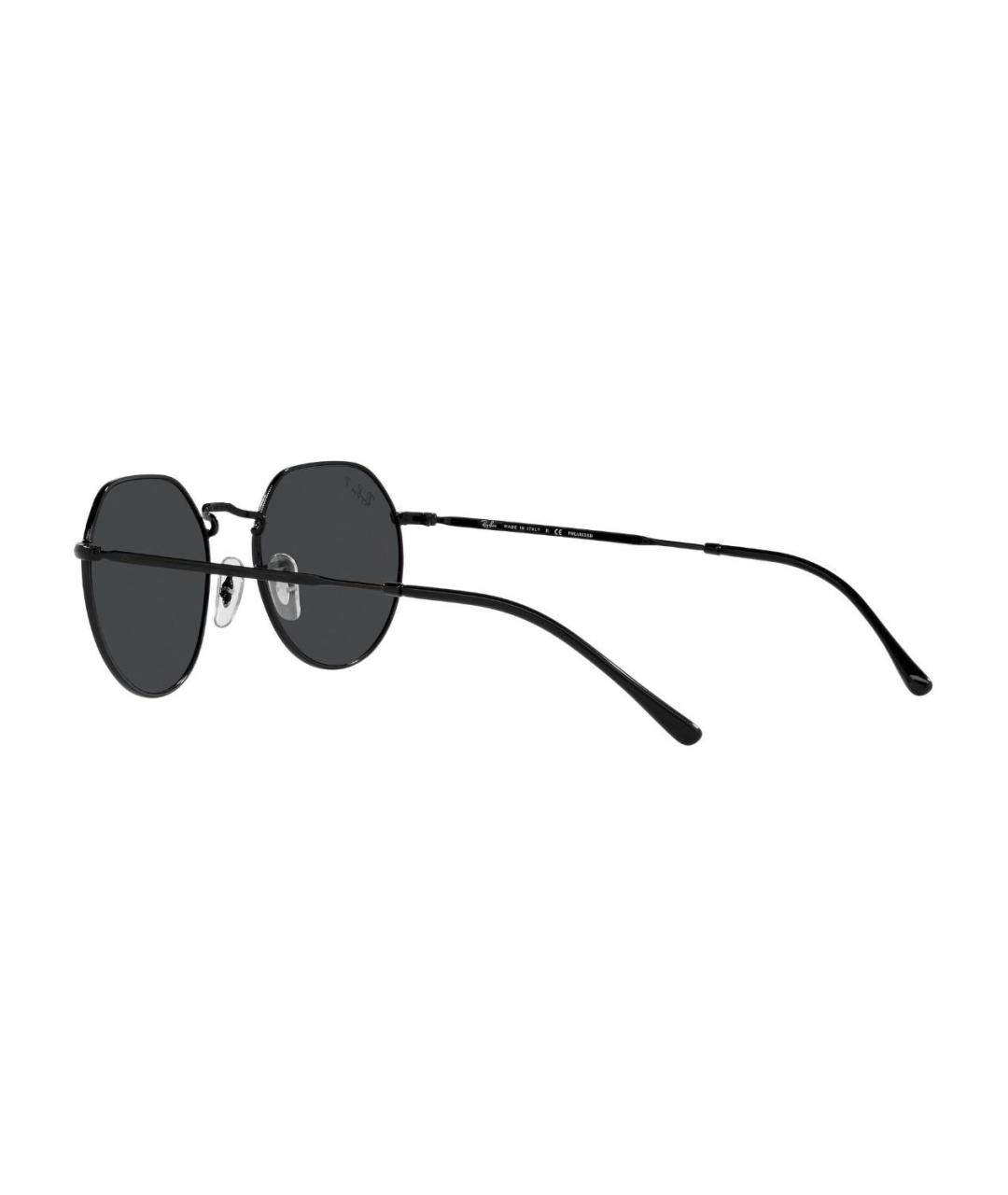 RAY BAN Черные металлические солнцезащитные очки, фото 7