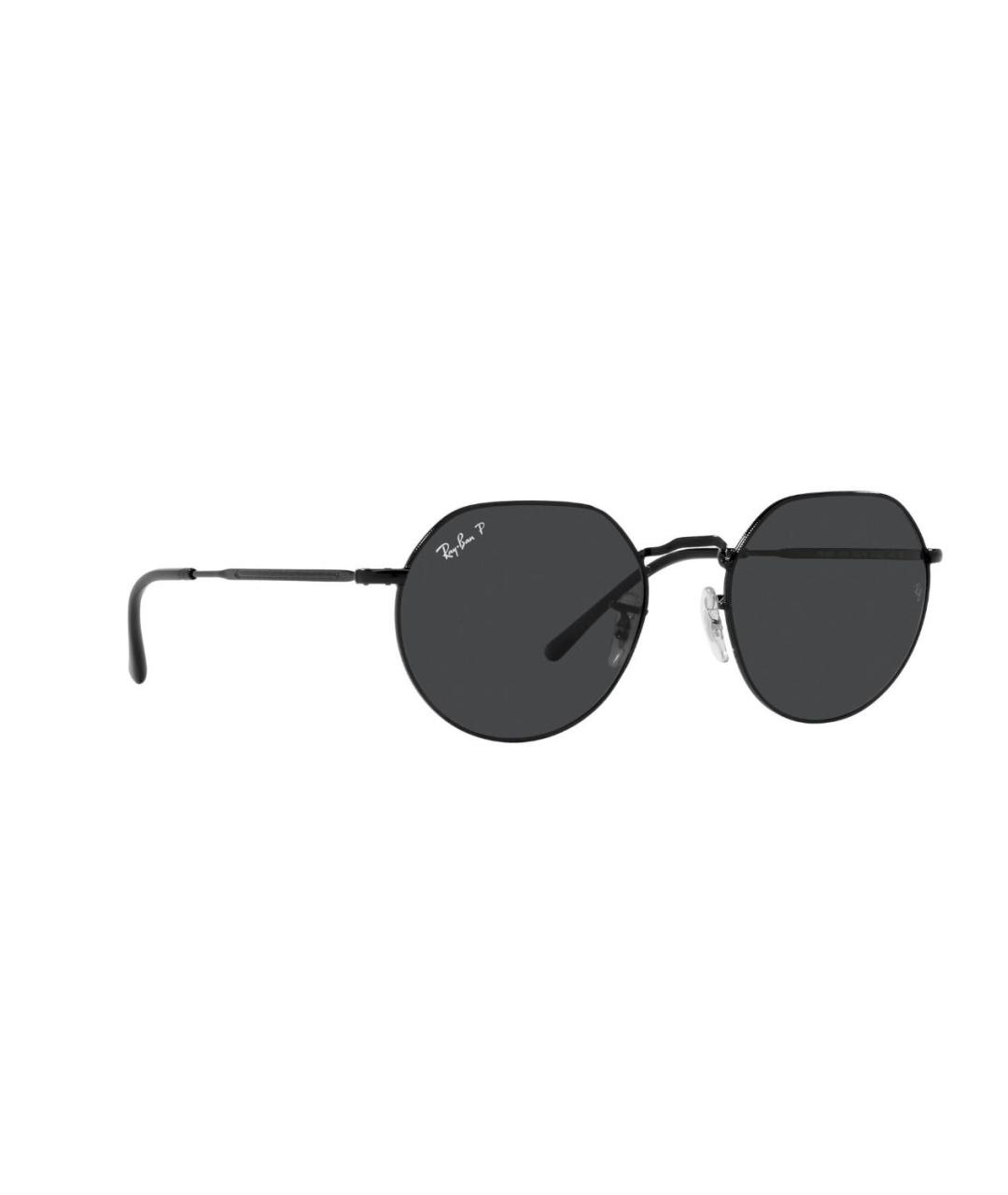 RAY BAN Черные металлические солнцезащитные очки, фото 9