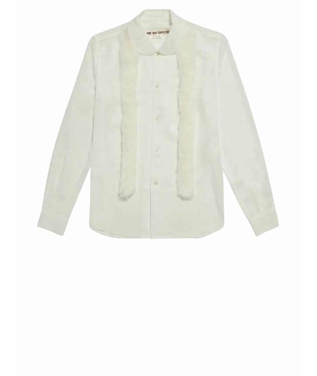 COMME DES GARÇONS Белая шелковая рубашка, фото 1