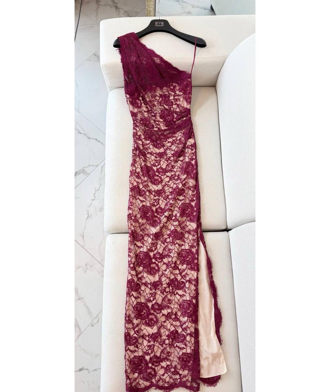 EMILIO PUCCI Бордовое вискозное вечернее платье, фото 2