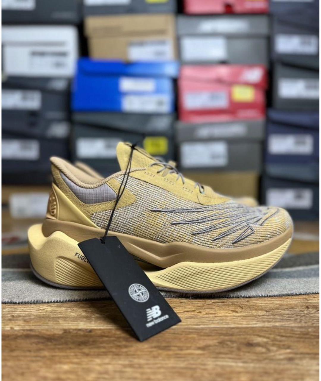 NEW BALANCE Бежевые низкие кроссовки / кеды, фото 5
