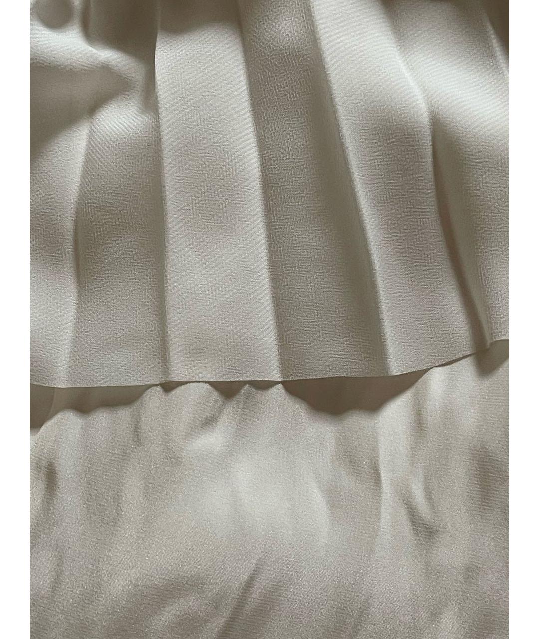 PAUL SMITH Белая полиэстеровая юбка миди, фото 6