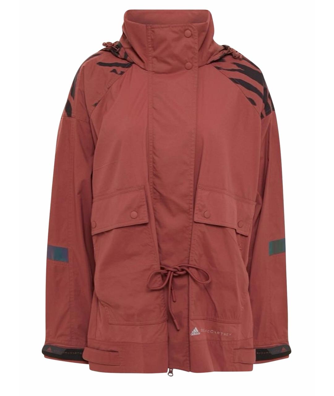 ADIDAS BY STELLA MCCARTNEY Бордовая полиэстеровая спортивная куртка, фото 1