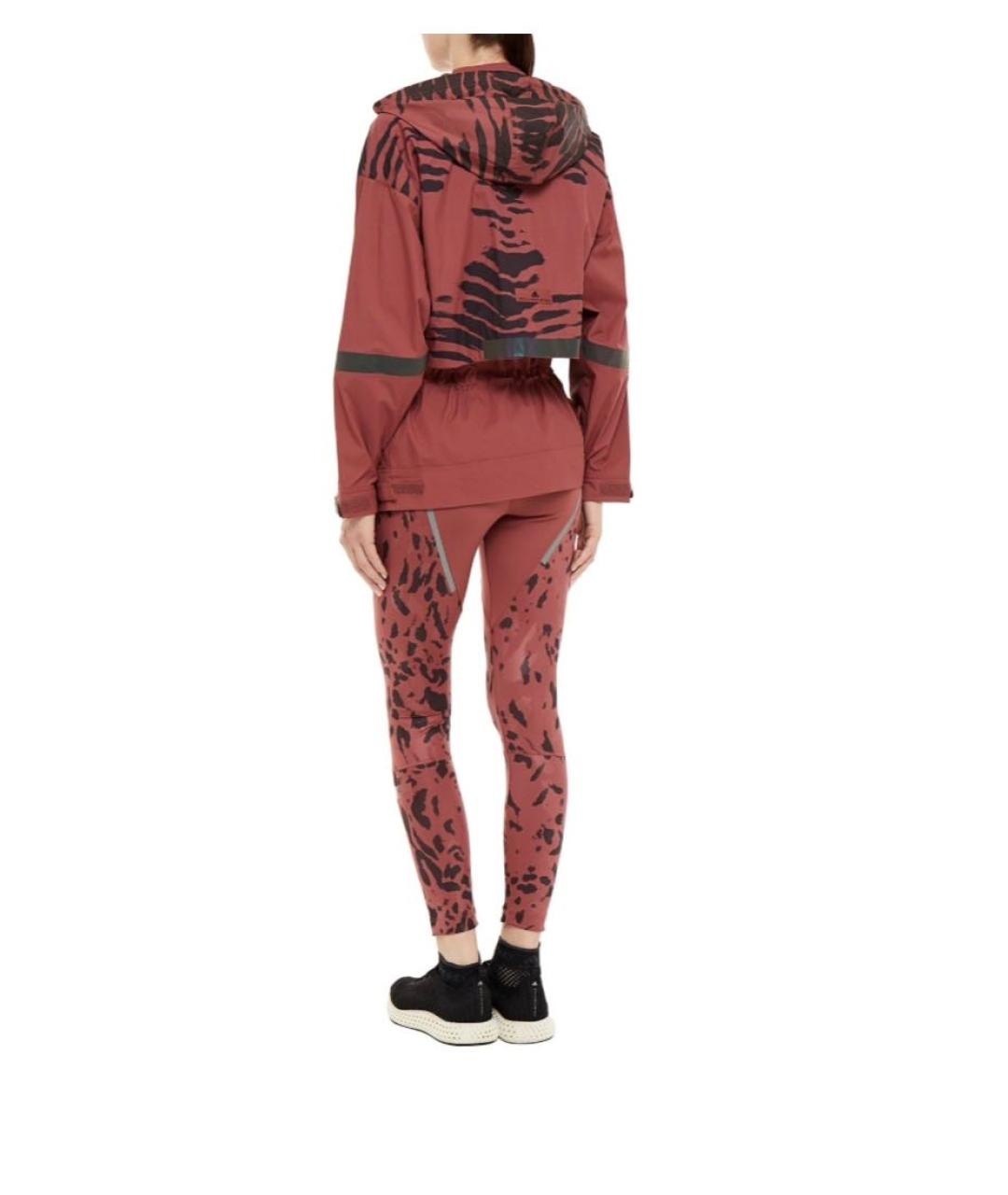 ADIDAS BY STELLA MCCARTNEY Бордовая полиэстеровая спортивная куртка, фото 6