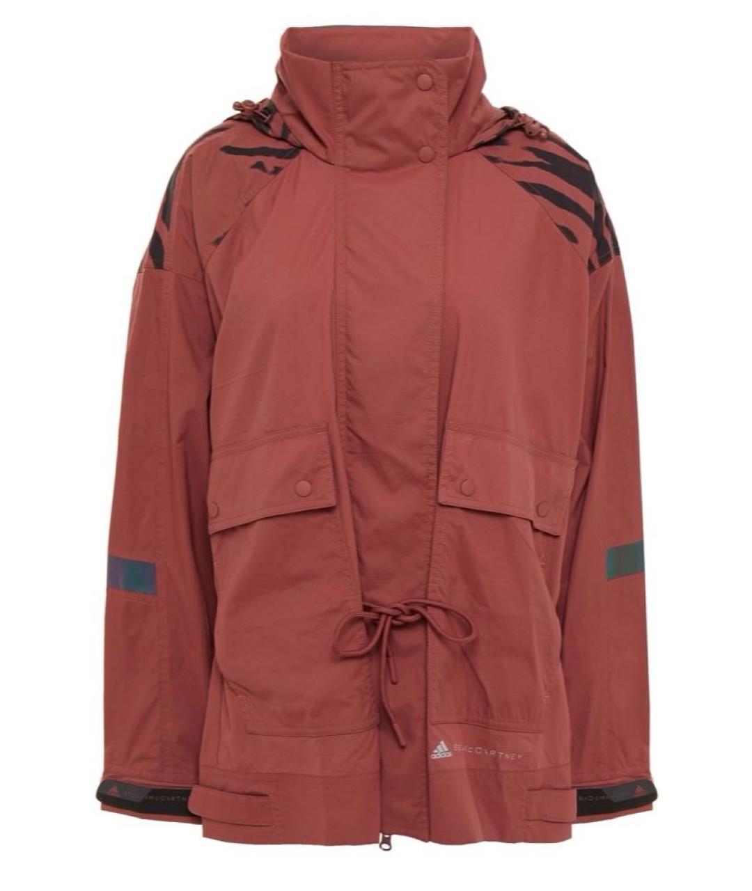 ADIDAS BY STELLA MCCARTNEY Бордовая полиэстеровая спортивная куртка, фото 9