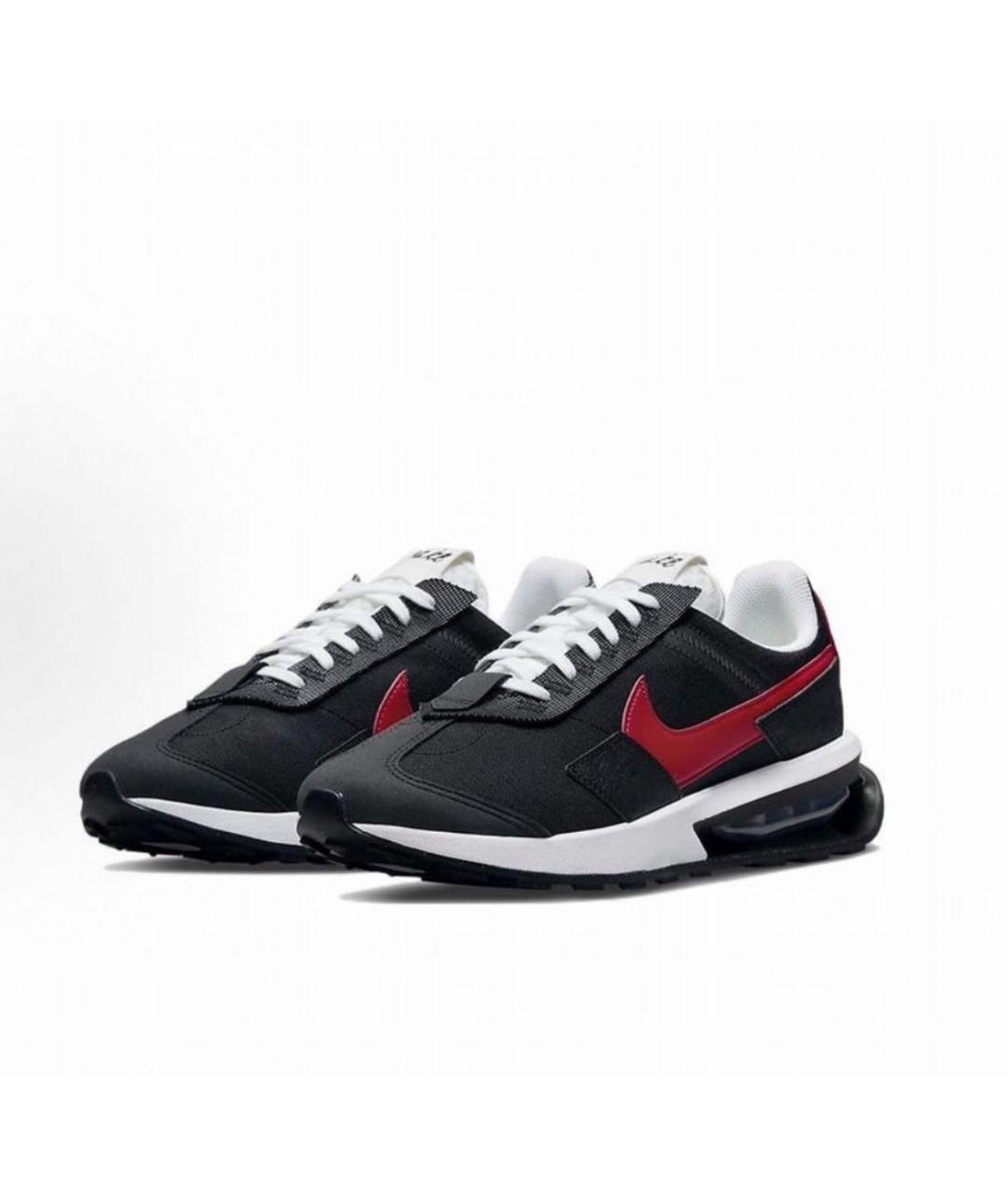 NIKE Черные текстильные низкие кроссовки / кеды, фото 2