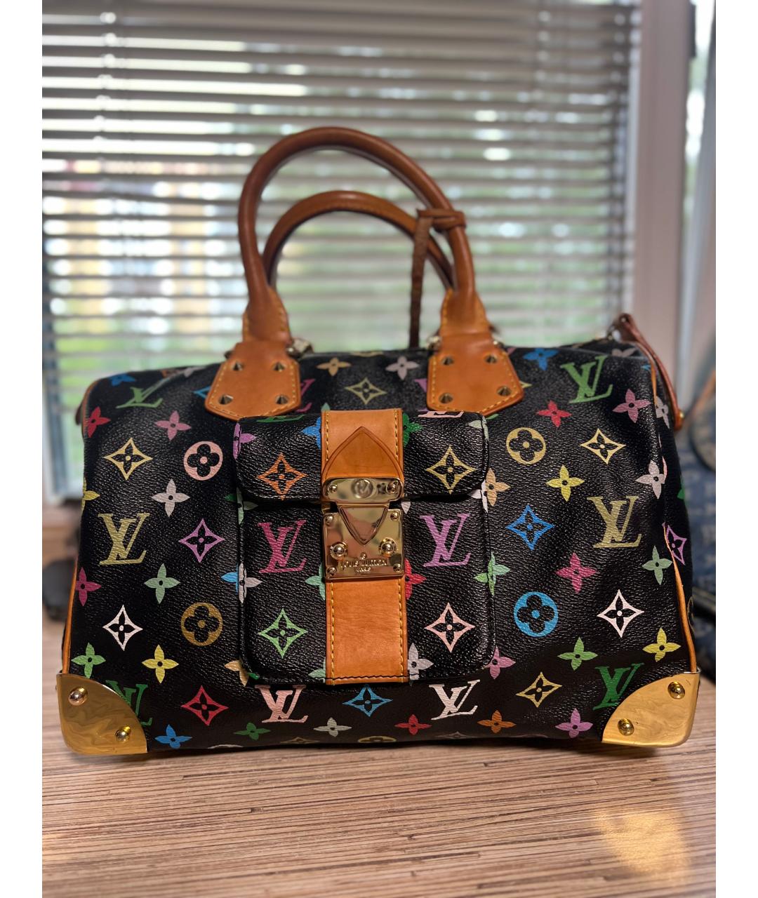 LOUIS VUITTON Мульти кожаная сумка с короткими ручками, фото 5