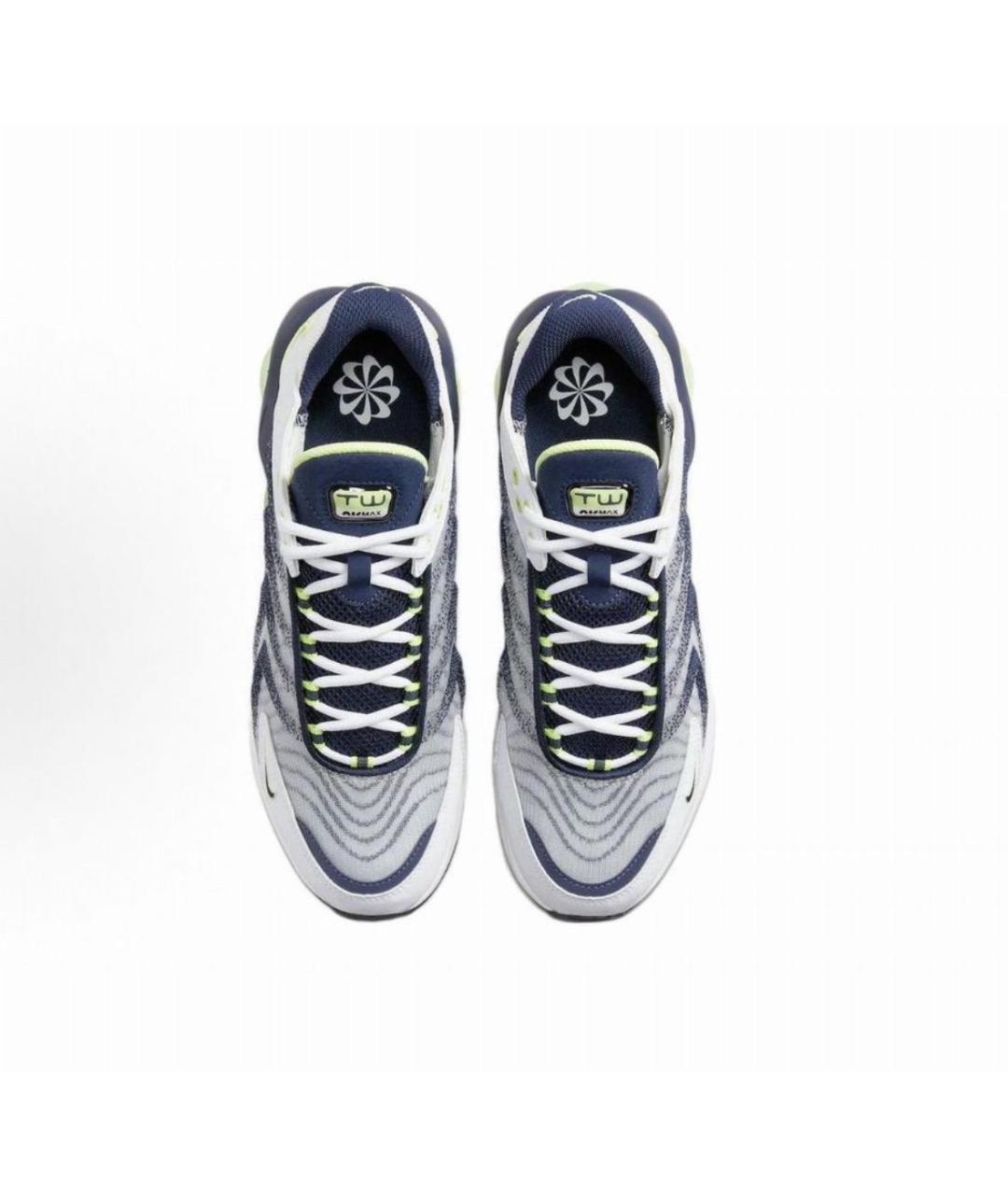 NIKE Белые текстильные низкие кроссовки / кеды, фото 3